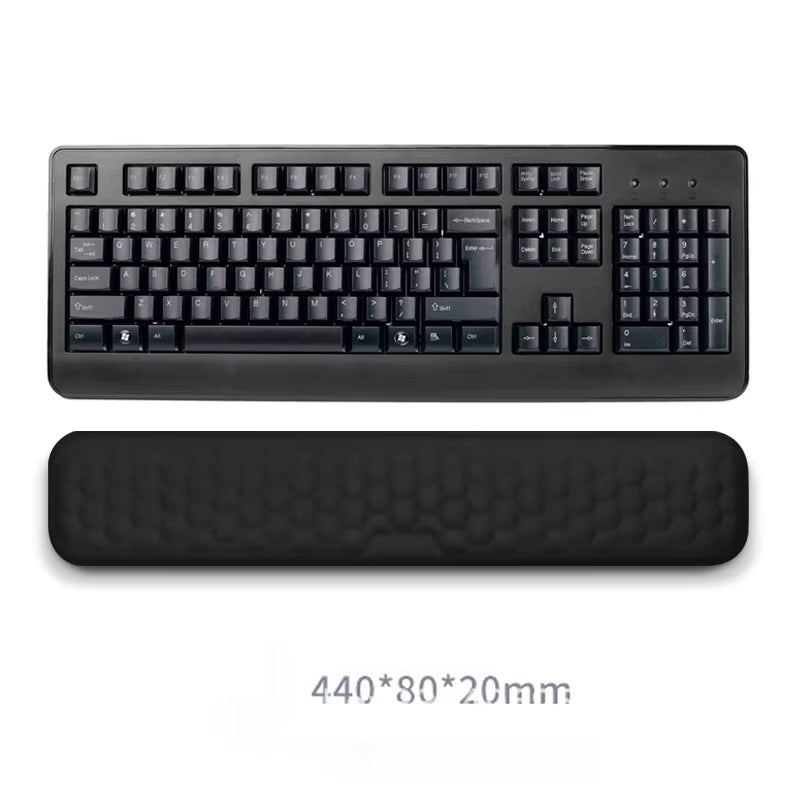Keyboard Wrist Rest Memory Foam Keyboard Mouse Wrist Rest Ergonomic Design Wrist Pad for Computer Keyboard Laptop Wrist