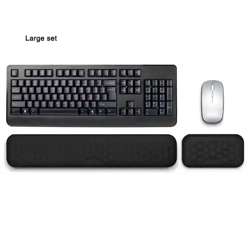 Keyboard Wrist Rest Memory Foam Keyboard Mouse Wrist Rest Ergonomic Design Wrist Pad for Computer Keyboard Laptop Wrist