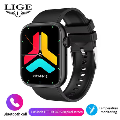 2025 Wireless Charging Smartwatch with Bluetooth Calling for Men and Women - Customizable Fitness Tracker