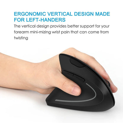 Ergonomic 2.4G Wireless Vertical Mouse for Right and Left-Handed Users - 6D USB Optical Gaming Mouse for Laptop and PC