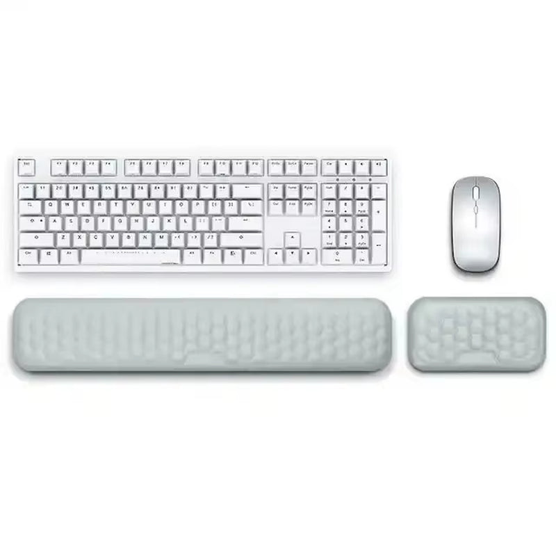 Keyboard Wrist Rest Memory Foam Keyboard Mouse Wrist Rest Ergonomic Design Wrist Pad for Computer Keyboard Laptop Wrist