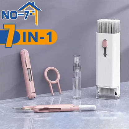 7-In-1 Cleaning Kit for Keyboard Earphone Screen Cleaner Brush, Household Cleaning Tools for Airpods Phone Keycaps Cleaning Kit