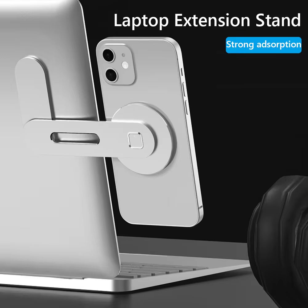 Metal Expansion Phone Stand and Magnetic Folding Holder for Tesla, iPhone, and PC Monitor Side Mount Support Bracket