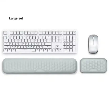 Keyboard Wrist Rest Memory Foam Keyboard Mouse Wrist Rest Ergonomic Design Wrist Pad for Computer Keyboard Laptop Wrist