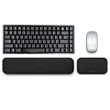 Keyboard Wrist Rest Memory Foam Keyboard Mouse Wrist Rest Ergonomic Design Wrist Pad for Computer Keyboard Laptop Wrist
