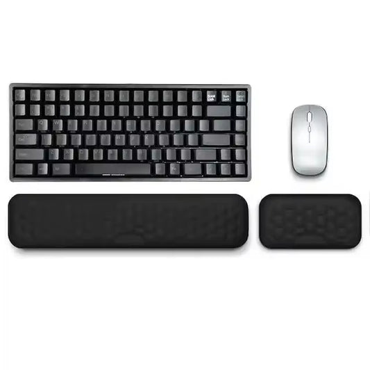 Keyboard Wrist Rest Memory Foam Keyboard Mouse Wrist Rest Ergonomic Design Wrist Pad for Computer Keyboard Laptop Wrist